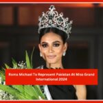 Roma Michael representing Pakistan at Miss Grand International 2024.